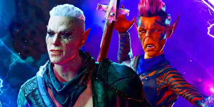 A githyanki monk and He Who Was from BG3