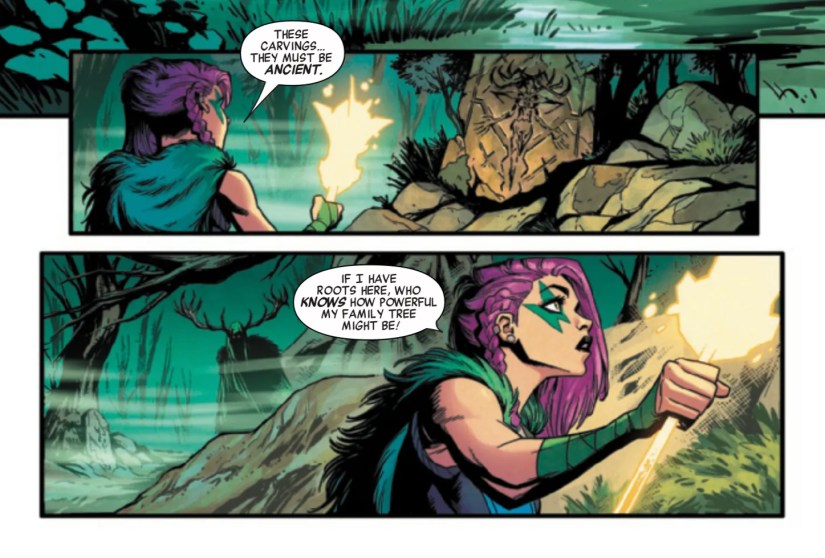 New Champions #1 by Foxe, Fiorelli, and Guara - Hellrune explores an ancient Norse bog