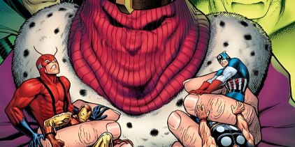 Baron Zemo holds the Avengers in his hand.