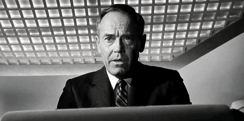 Henry Fonda looking at something in Fail Safe