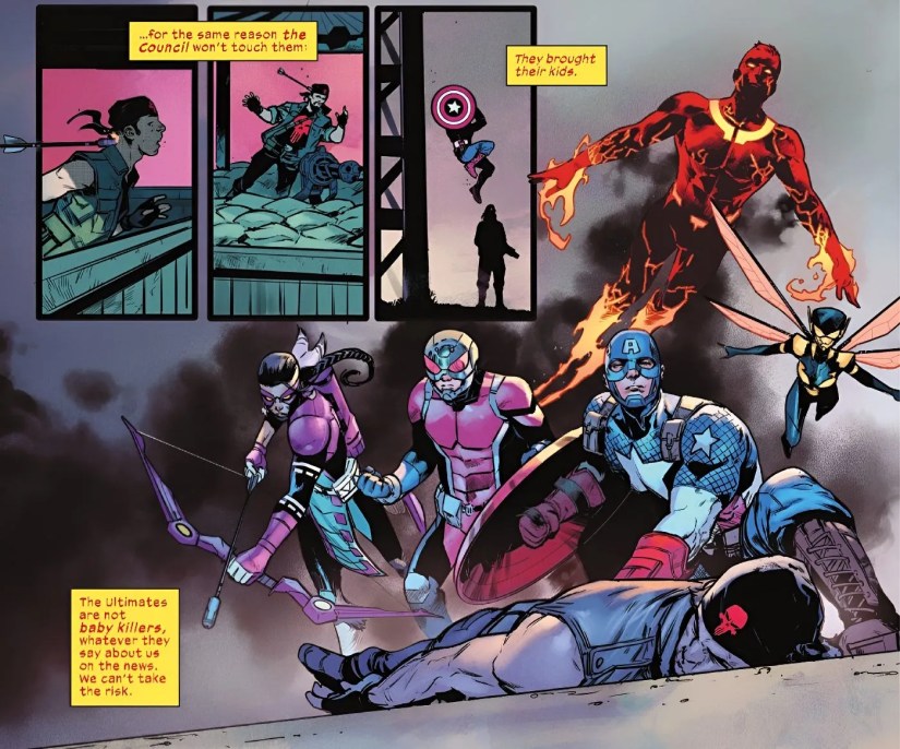 The Ultimates assemble for a stealth mission.