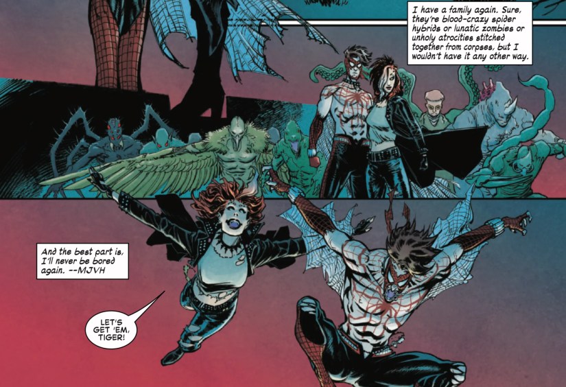 Web of Spider-Verse: New Blood - Count Parker by Morris and Kumar - Mary Jane and Peter start an evil vampire family