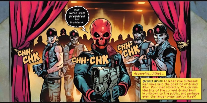 Grand Skull introduces himself.