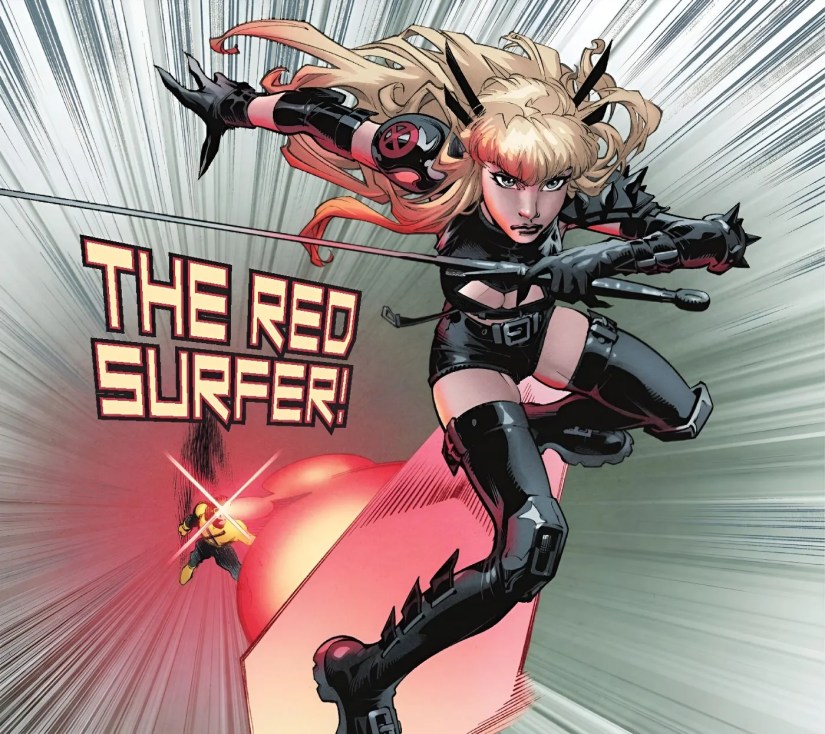 Magik and Cyclops Using the Red Surfer Move