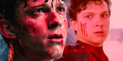 Spider-Man In No Way Home With Far From Background Custom MCU Image