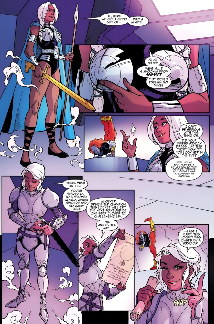 The Promoter Doesn&rsquo;t Like Valkyrie&rsquo;s Clothes and Magically Changes Into a New Outfit