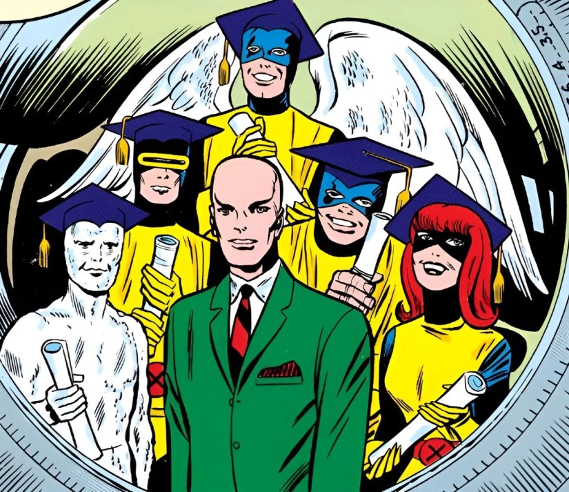 Xavier and the First X-Men’s graduation.