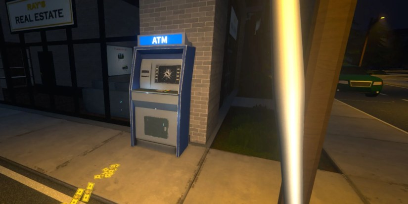 The broken ATM spits out money in Schedule 1.