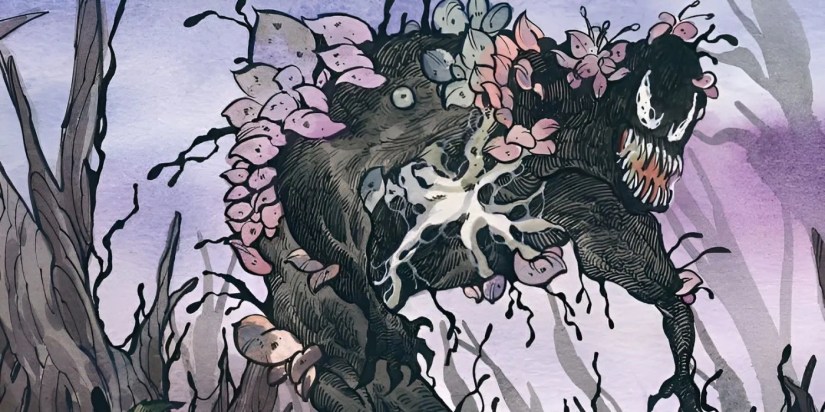 Venom Bloom Symbiote With Flowers Growing On It