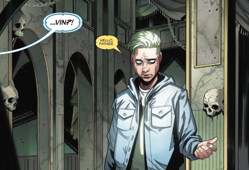 The Vision and the Scarlet Witch #2 by Orlando and Tammetta - Vin Vision returns in the Graverealm