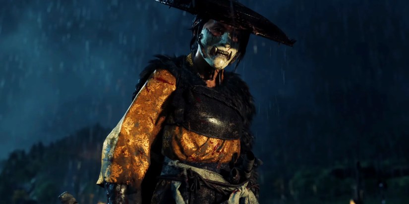 Atsu wearing a mask in Ghost of Yotei.
