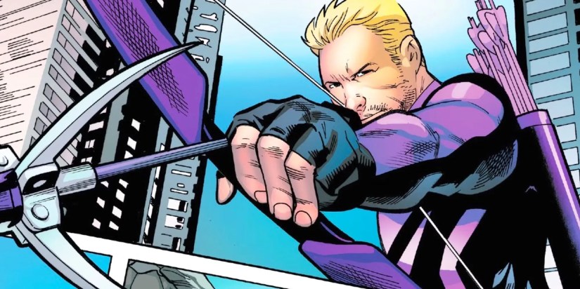 hawkeye with his bow