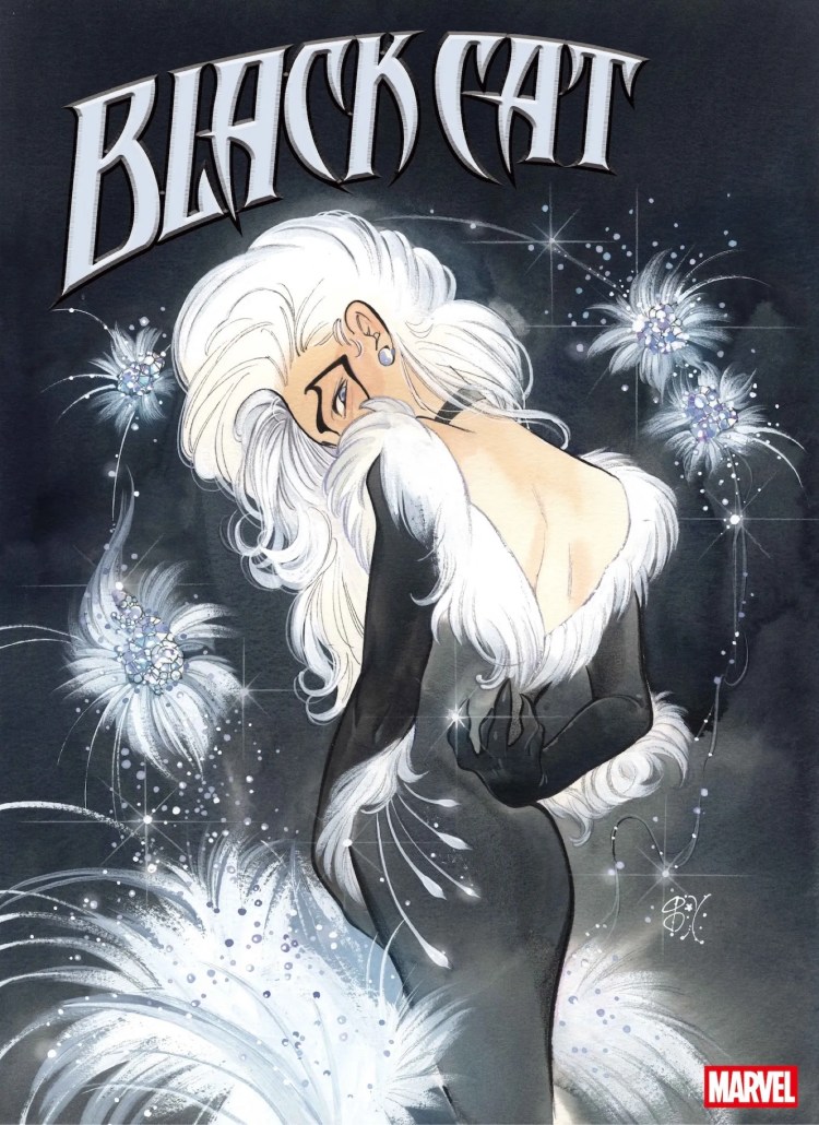 Felicia Hardy on Black Cat #1 Peach Momoko Variant Cover