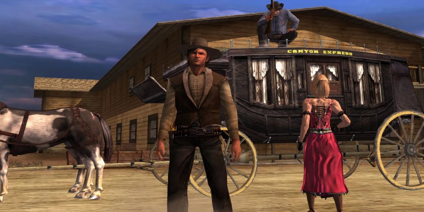 Gun image with carriage and characters