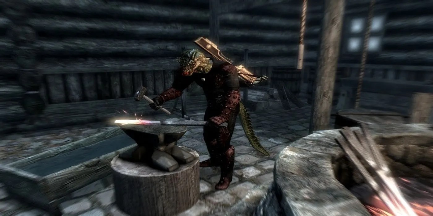 How To Level Smithing Fast In Skyrim