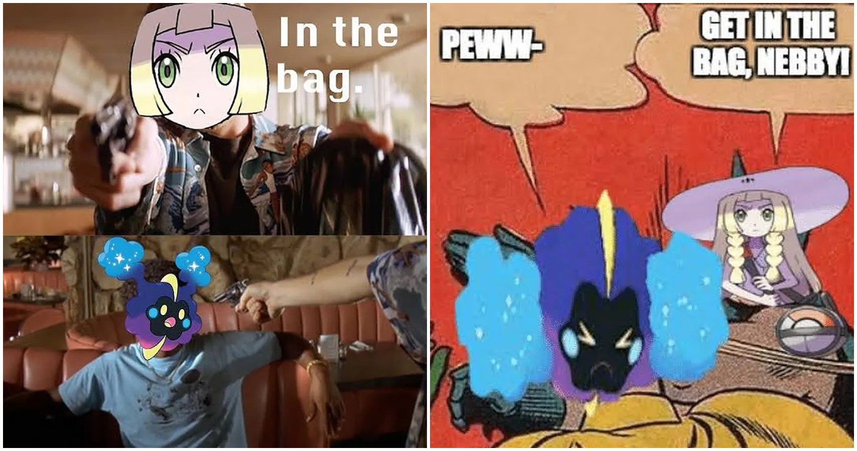Pokémon 10 Hilarious "Nebby Get In The Bag" Memes Only True Fans
