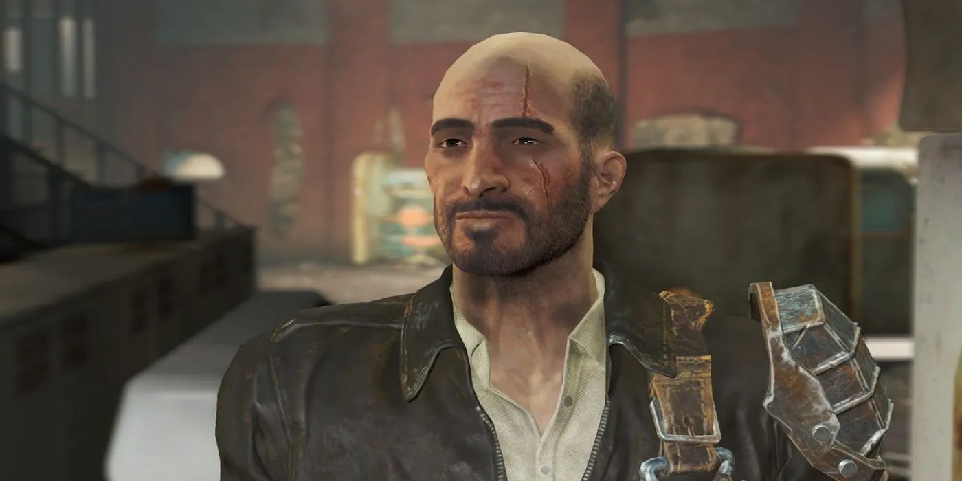 Conrag Kellogg in Fallout 4, finally confronted by the player character.