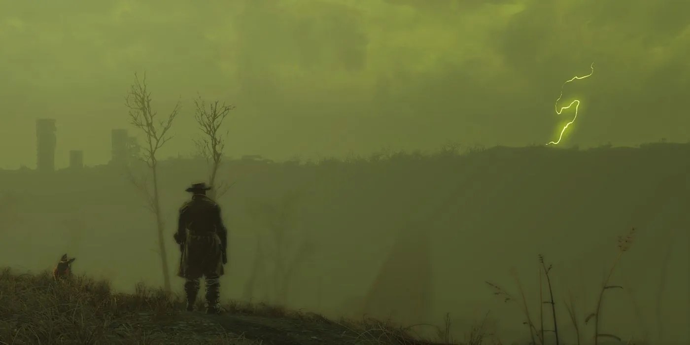 A radiation storm in Fallout 4