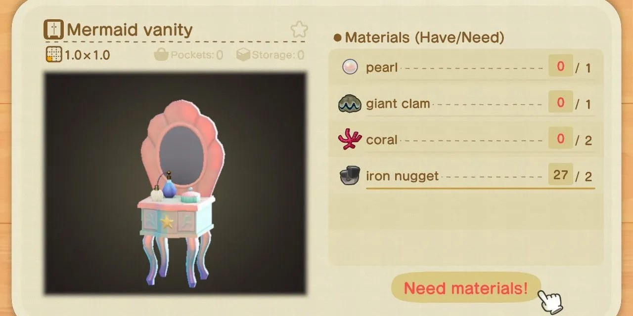 Animal Crossing The 10 Best Mermaid Set Items, Ranked