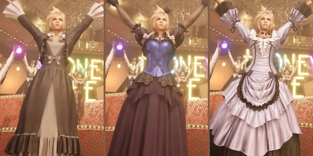 Final Fantasy VII Remake How To Unlock All Of The Dresses For Cloud