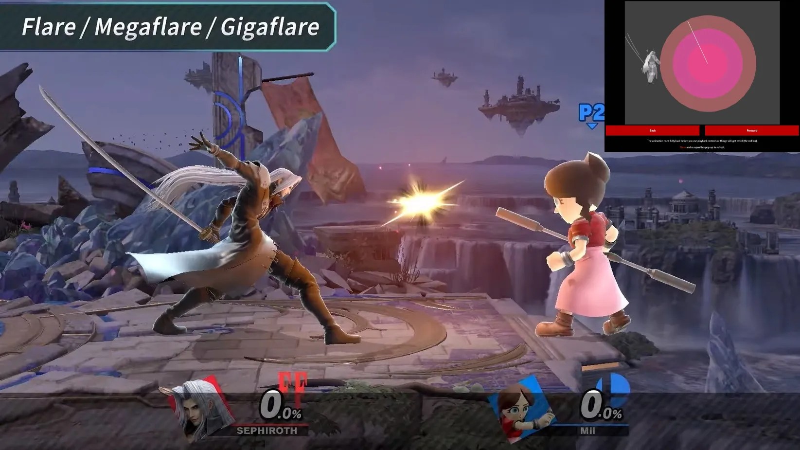 Super Smash Bros. Ultimate Sephiroth Hitboxes, Frame Data, And Strategies