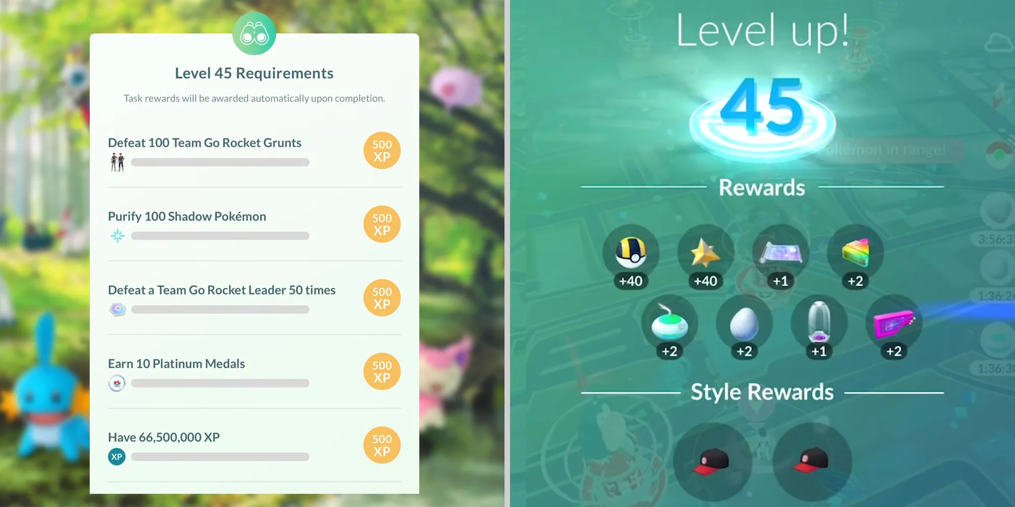 Pokemon Go: All Level Requirements From 40 To 50