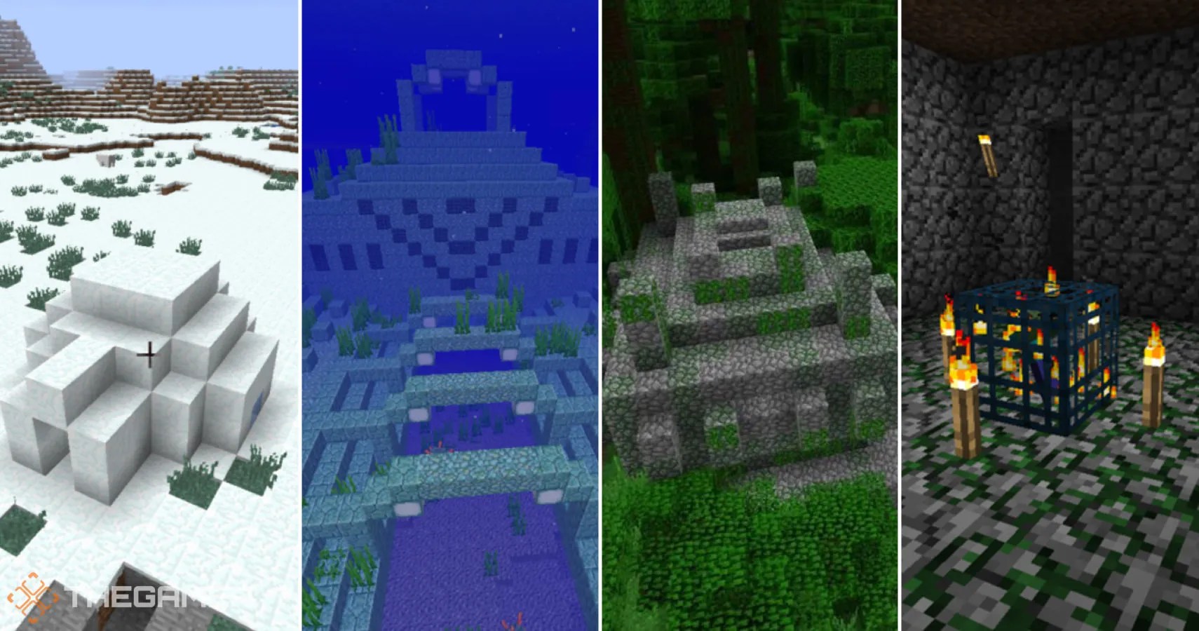 Minecraft All Overworld Dungeons, Ranked TheGamer