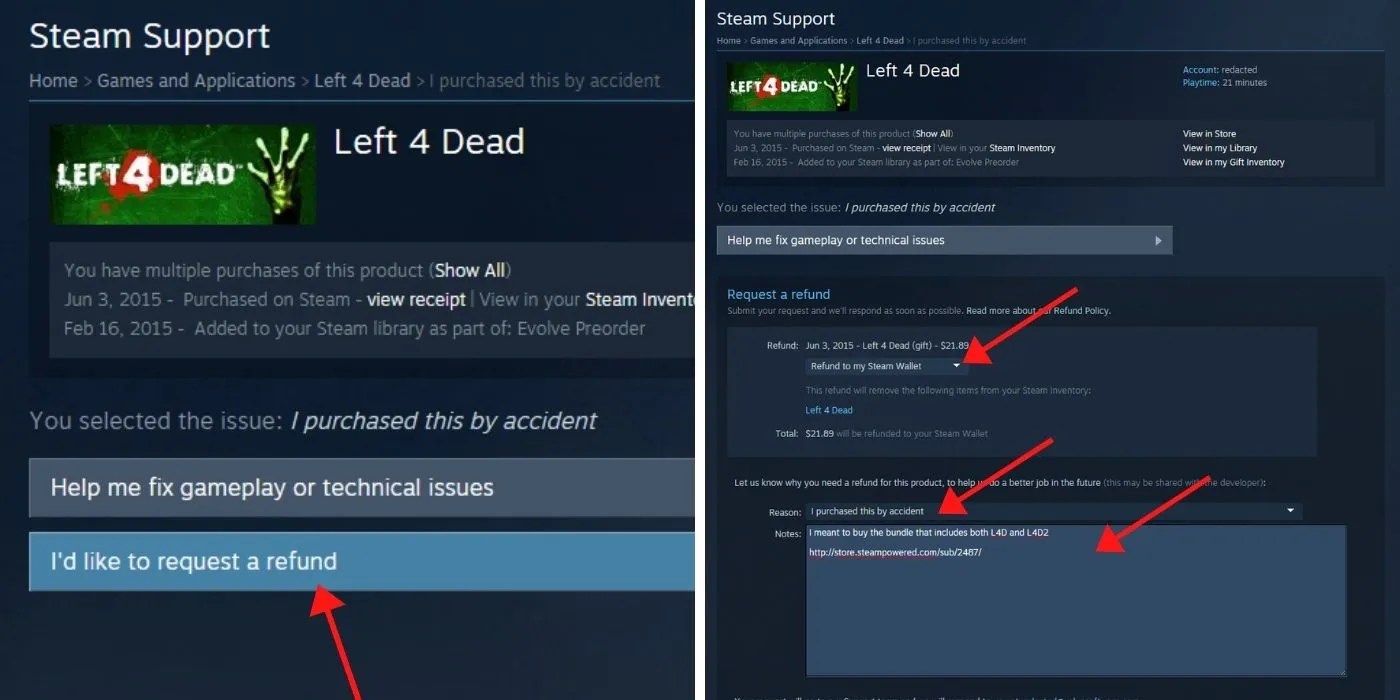 How To Refund A Game On Steam