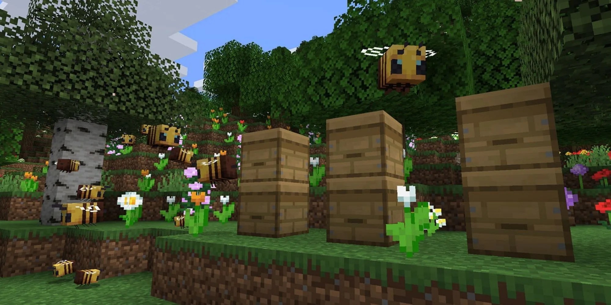 Minecraft How To Build A Bee Farm To Get