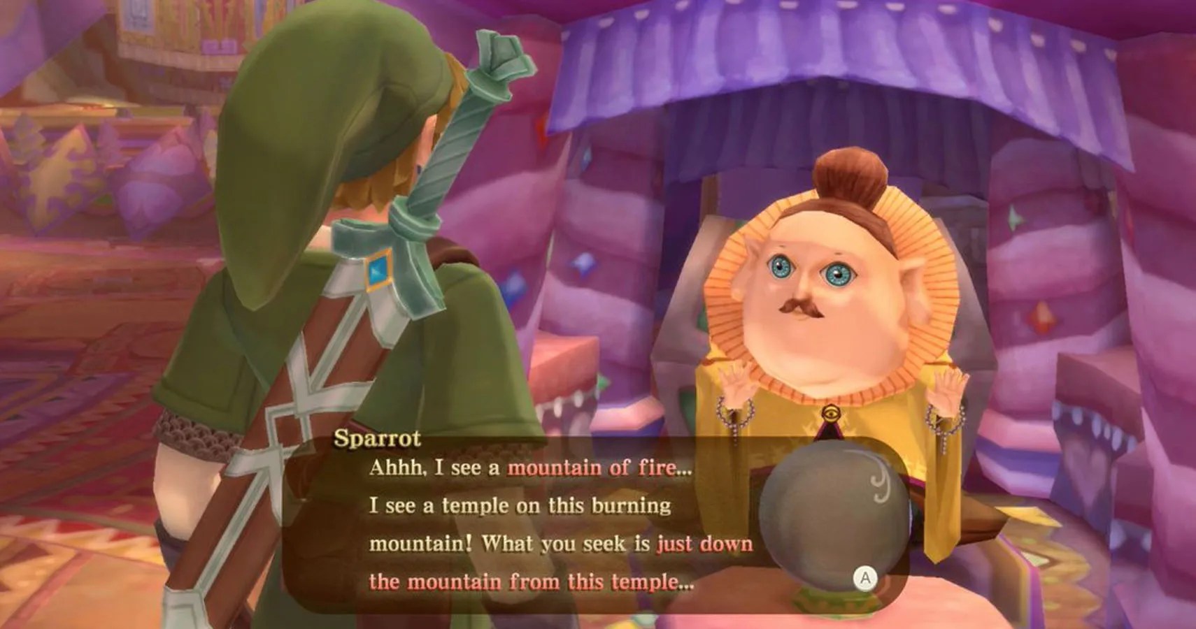 Skyward Sword How To Complete The Fortune Teller Side Quest