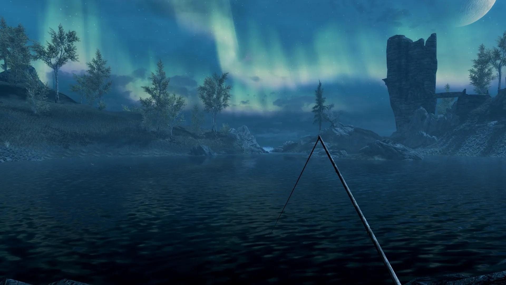 I Can't Get Enough Of Fishing In Skyrim Anniversary Edition