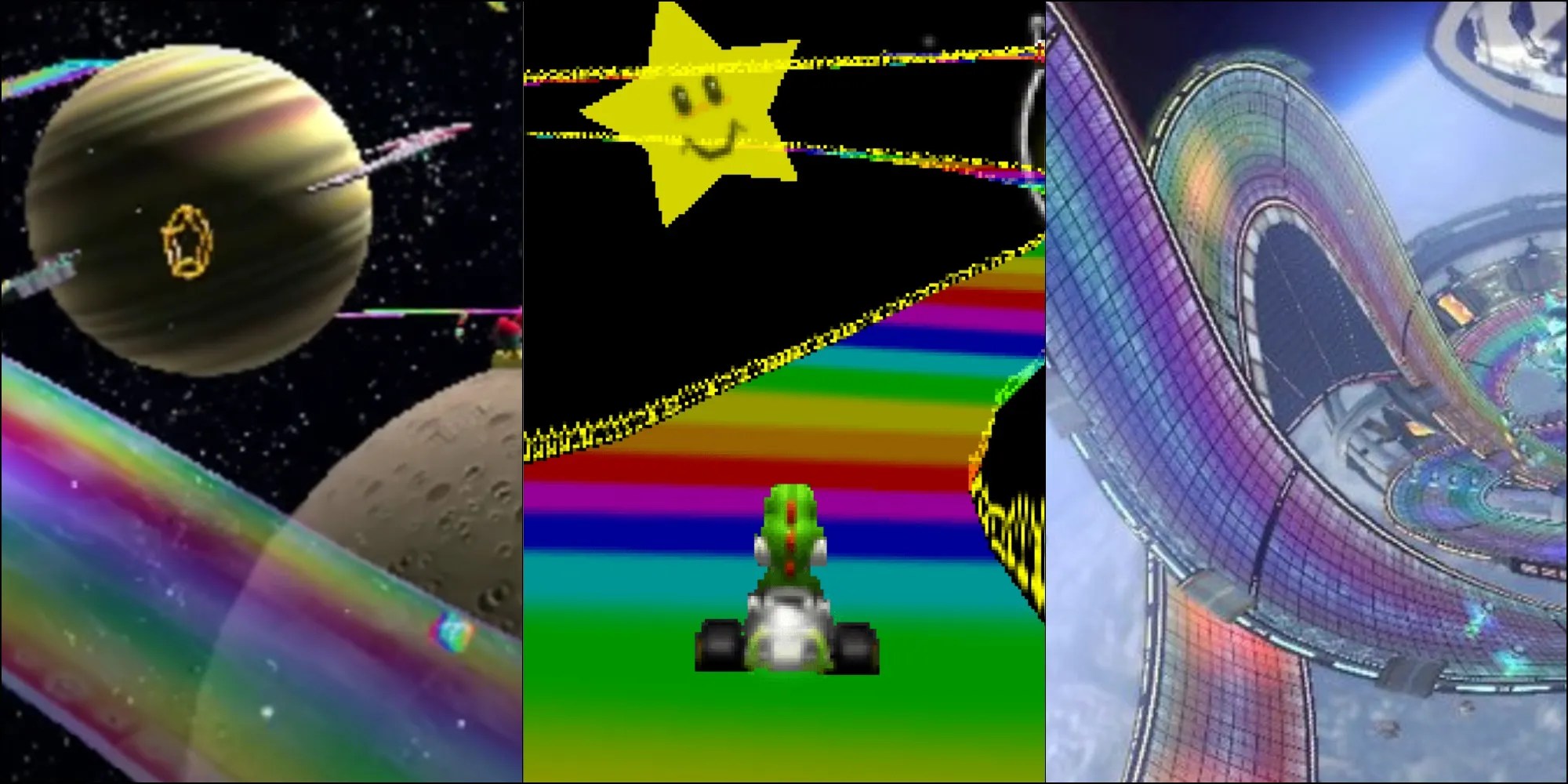 Mario Kart Every Version Of Rainbow Road, Ranked