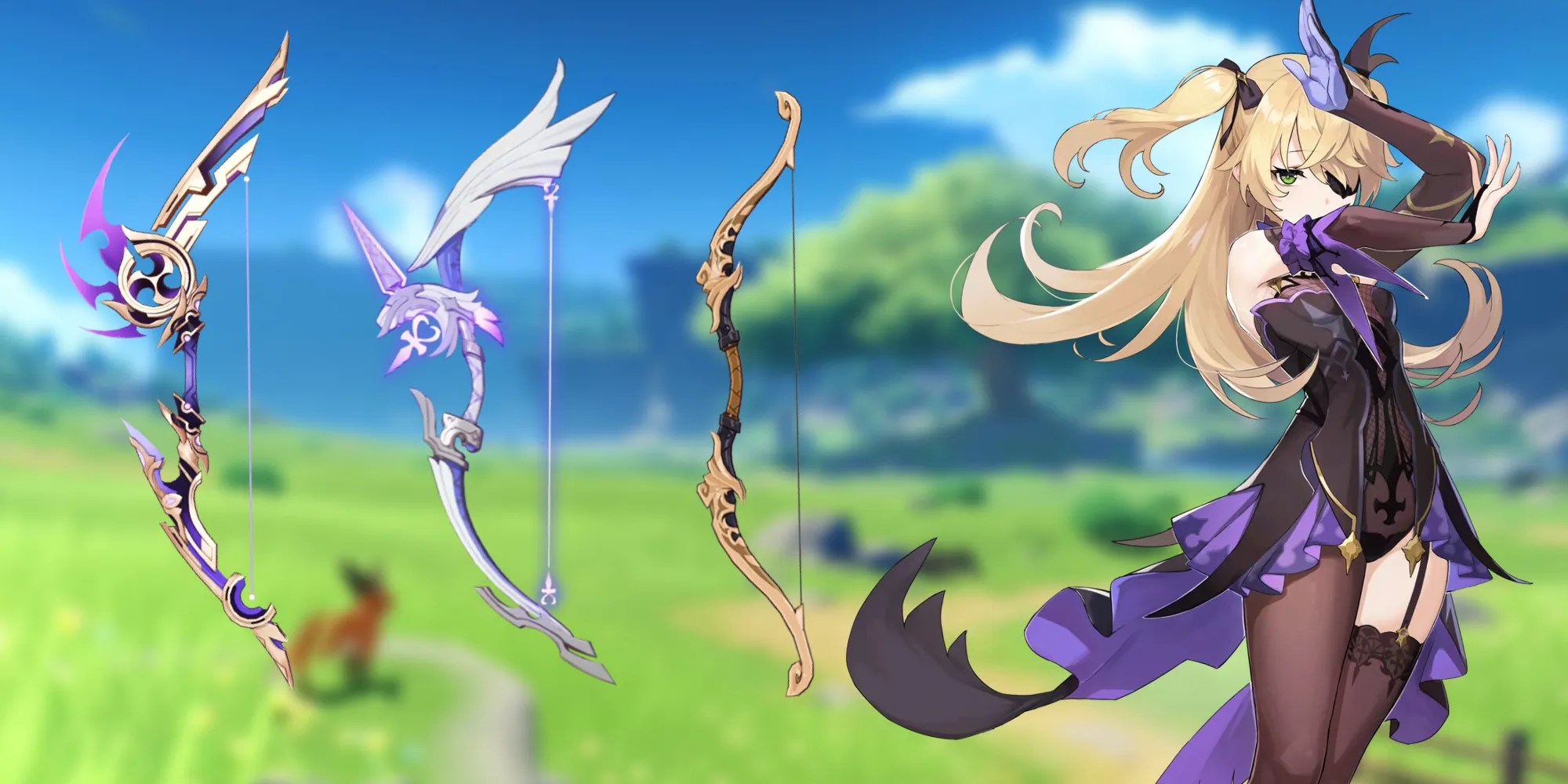 Genshin Impact Fischl Best Weapons