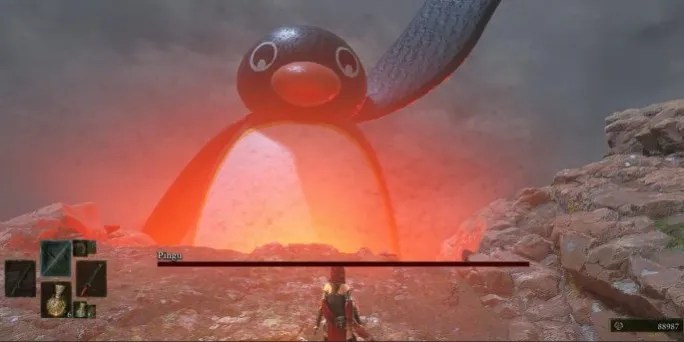 Fan Project Imagines A Massive Pingu As An Elden Ring Boss Game videoo