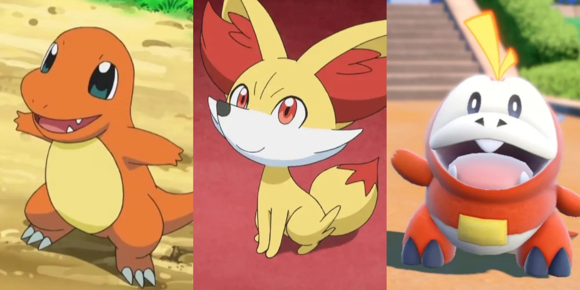 Best FireType Pokemon Starters, Ranked