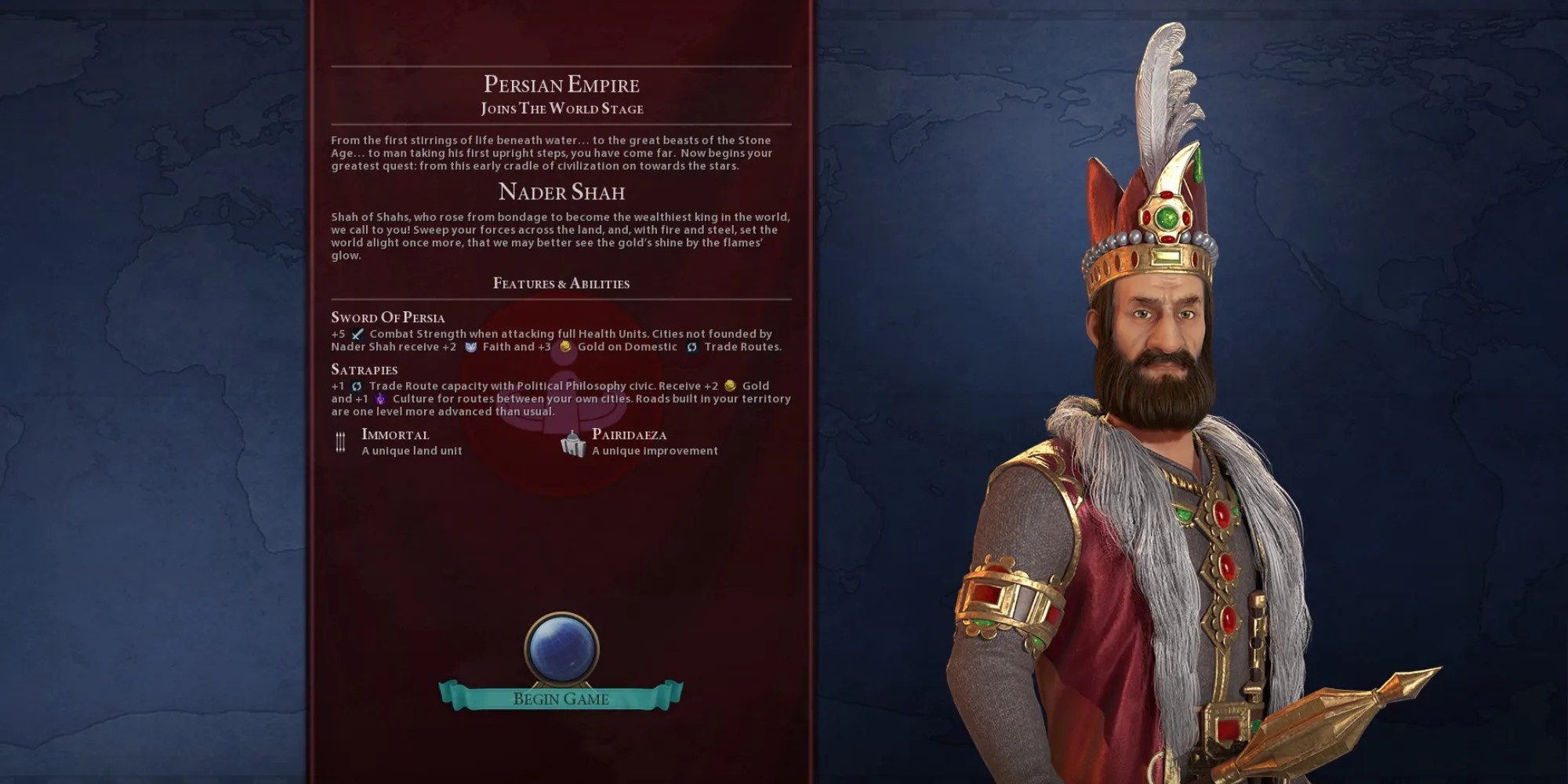 Best Tips And Strategies For Playing As Nader Shah In Civilization 6