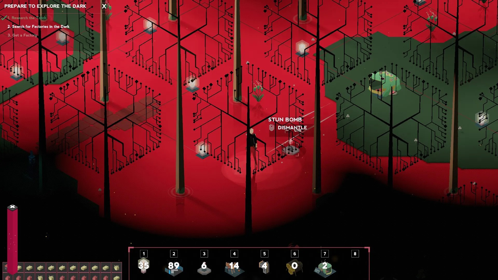 Image of Tornatoads near the water as the player places a bomb to capture them