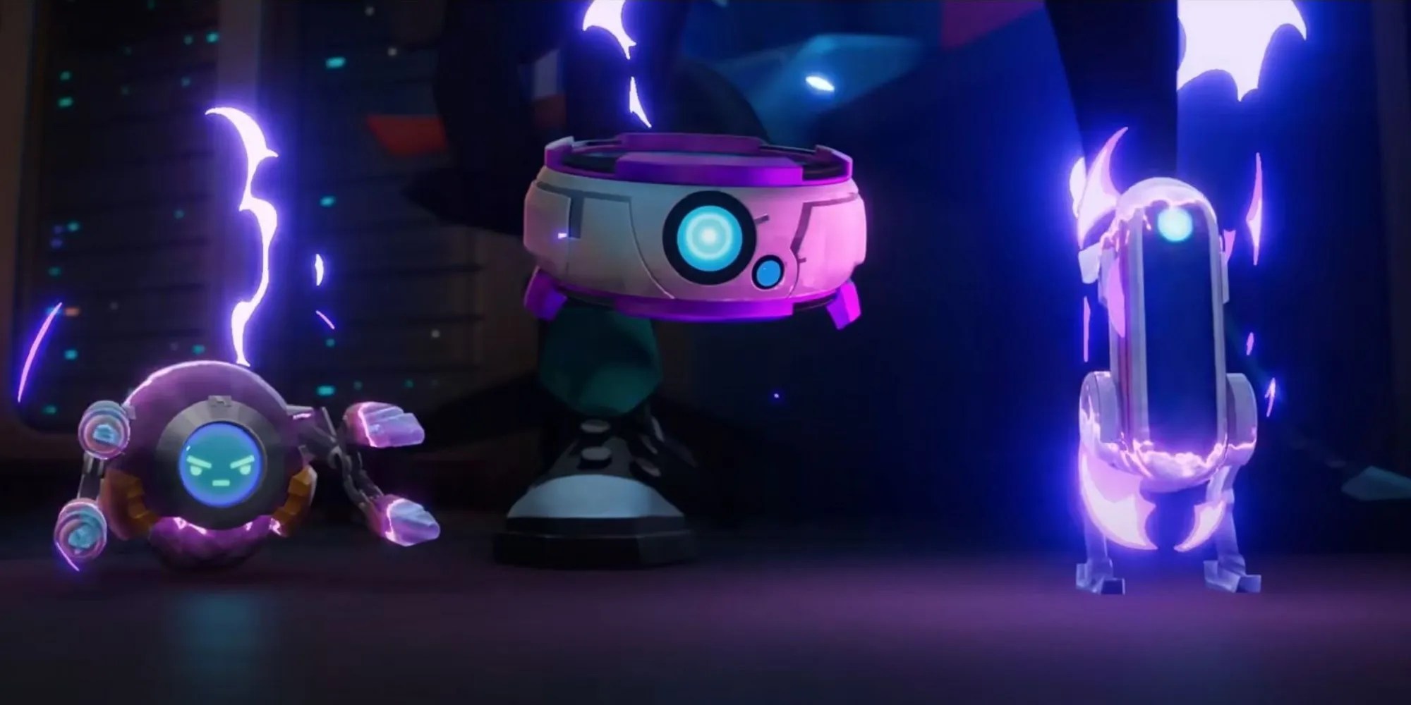 Three Of Killjoy&rsquo;s Bots From The Shattered Cinematic