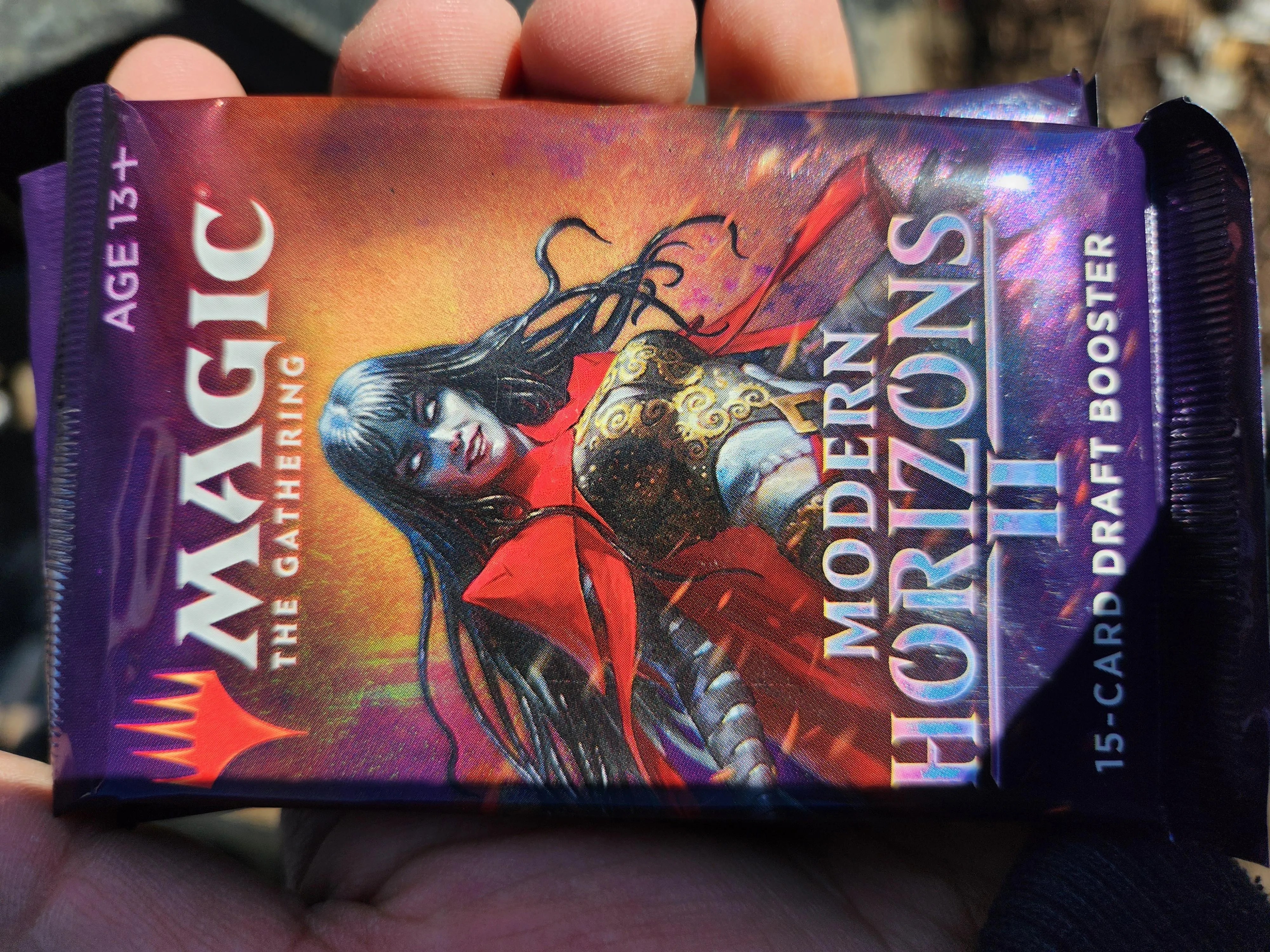 Magic the Gathering horizons two booster pack found on landfill