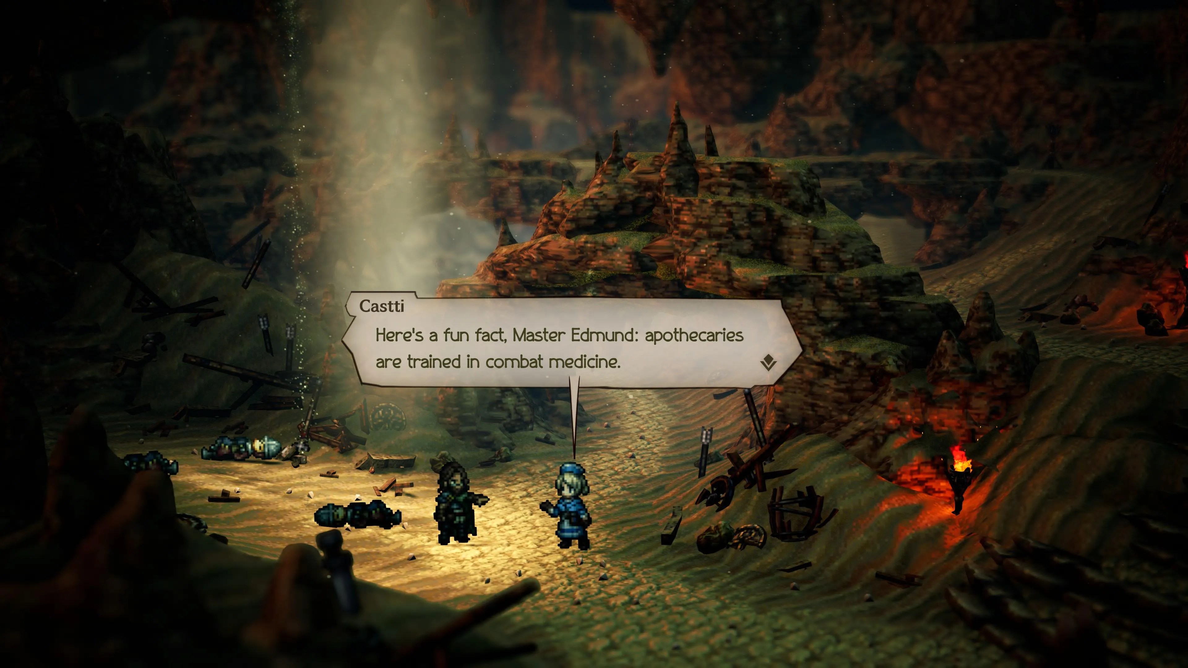 Castti Octopath Traveler 2 Fun Fact