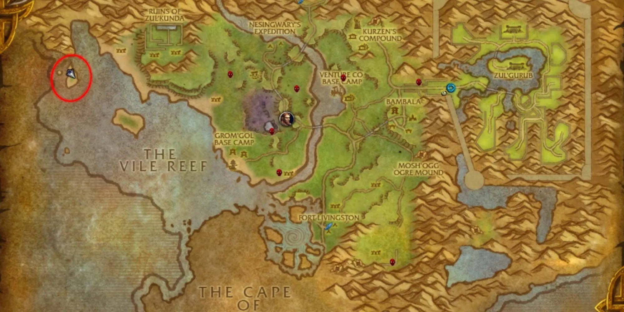 A Map Of Stranglethorn Vale