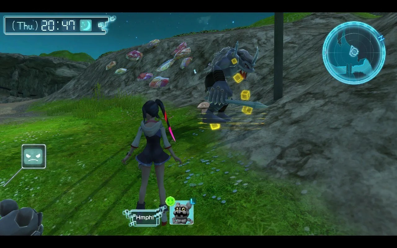 Digimon World: Next Order sparkling area to harvest materials