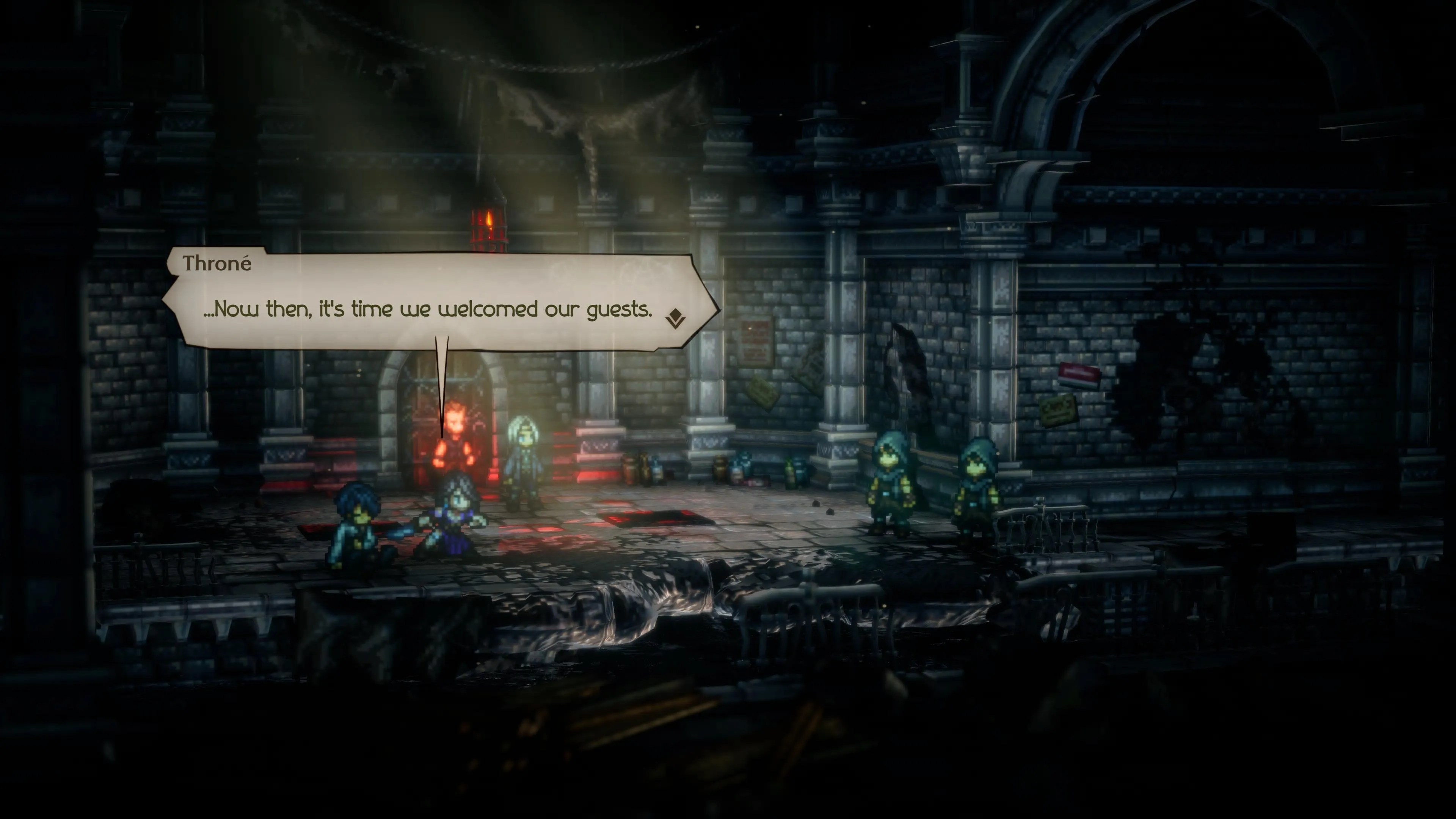 Throne Octopath Traveler 2 Sewers Beginning
