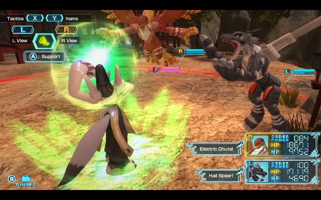 Digimon World: Next Order fight scene