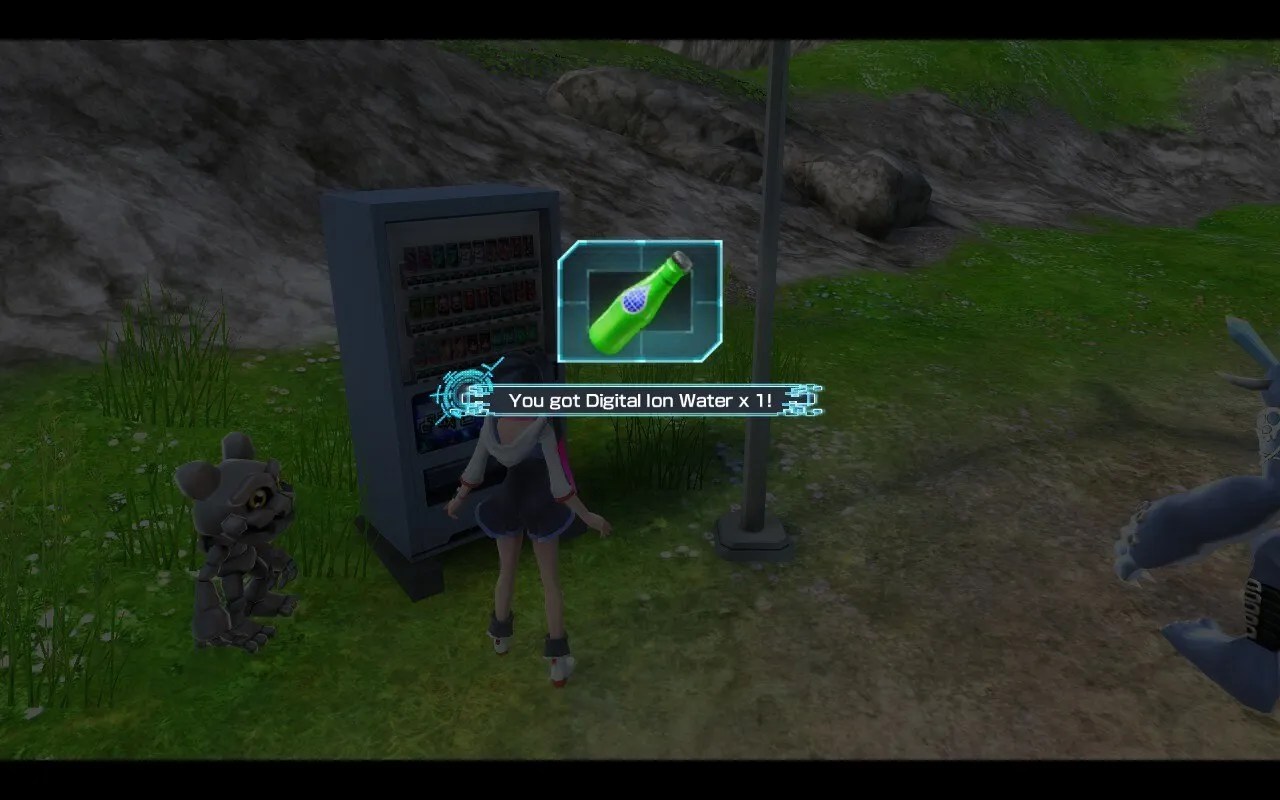 Digimon World: Next Order showing digital ion-water