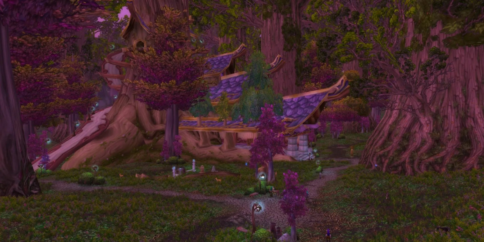 Night Elf Starting Zone In Shadowglen