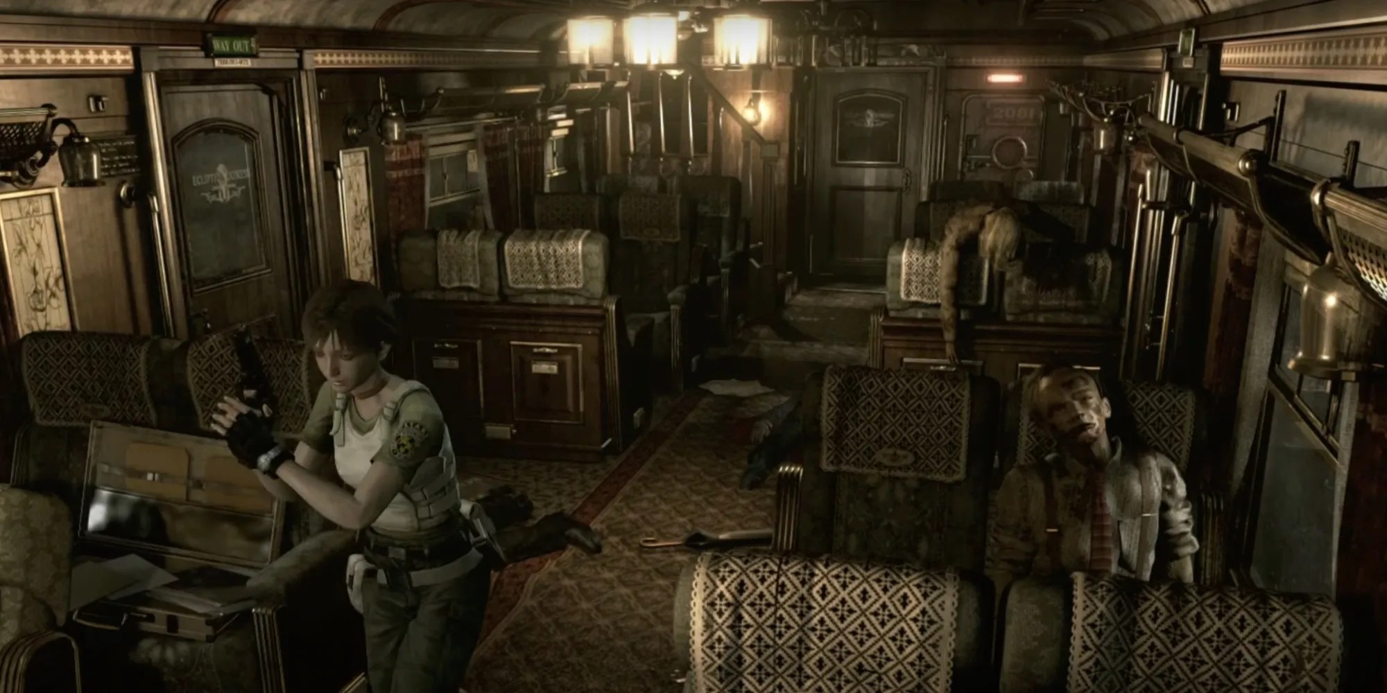 The Interior of a Train Car on the Ecliptic Express