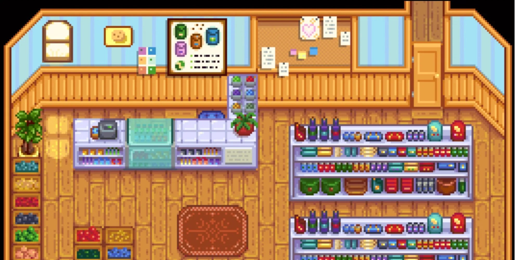 Interior of Pierre’s from Stardew Valley