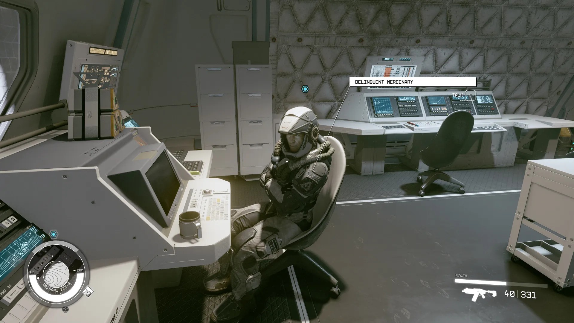 Delinquent mercenary in Starfield