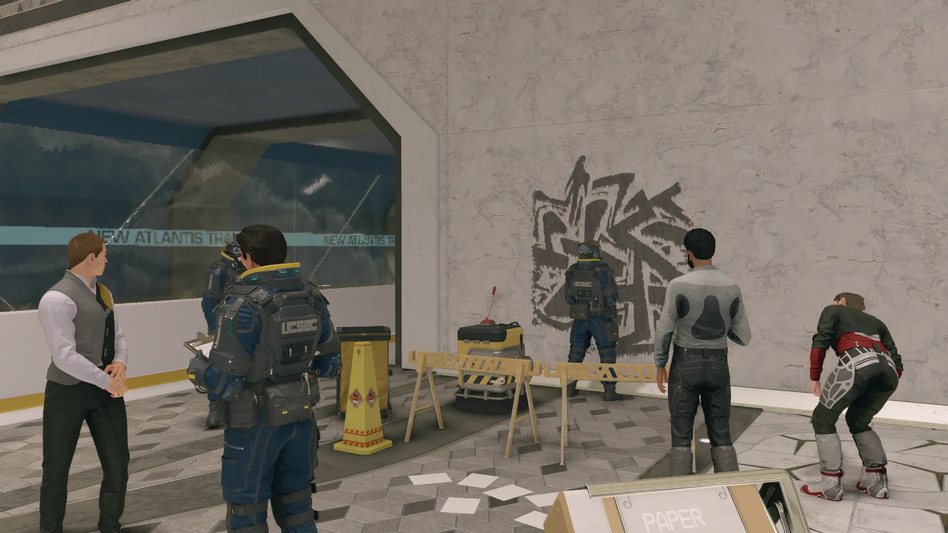 Investigating the scene in Starfield